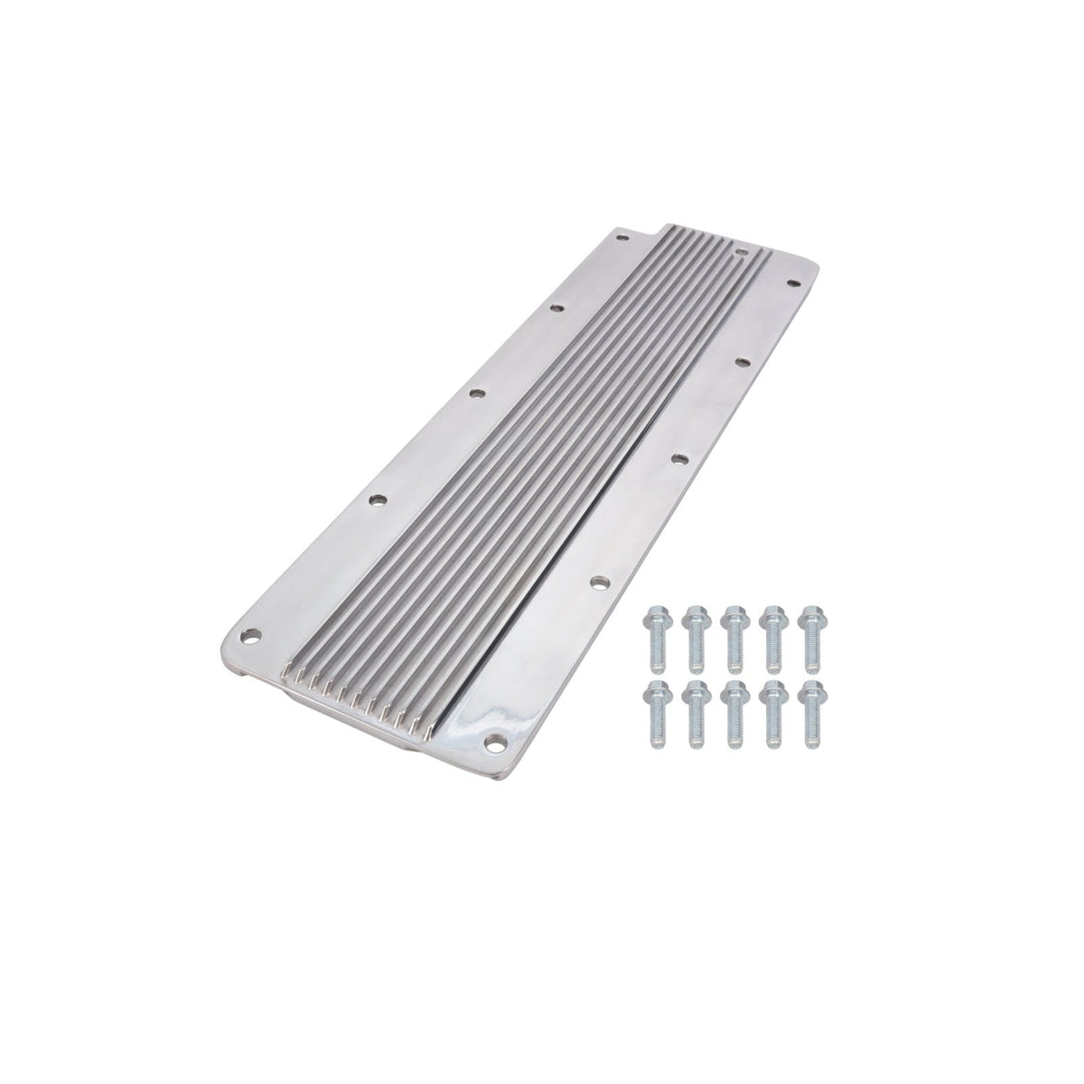 Top Street Performance 81046P GM LS2/L3 Finned Valley Cover, Polished