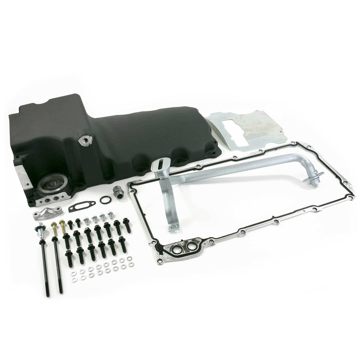 Top Street Performance 81074BK LSX Retro Fit Oil Pan, Black