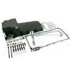 Top Street Performance 81074BK LSX Retro Fit Oil Pan, Black