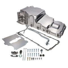 Top Street Performance 81075 Lsx Low Profile Retro Fit Oil Pan W/ 1/2 Npt Port, Satin