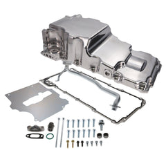 Top Street Performance 81075P LSX Low Profile Retro Fit Oil Pan with 1/2 NPT Port, Polished