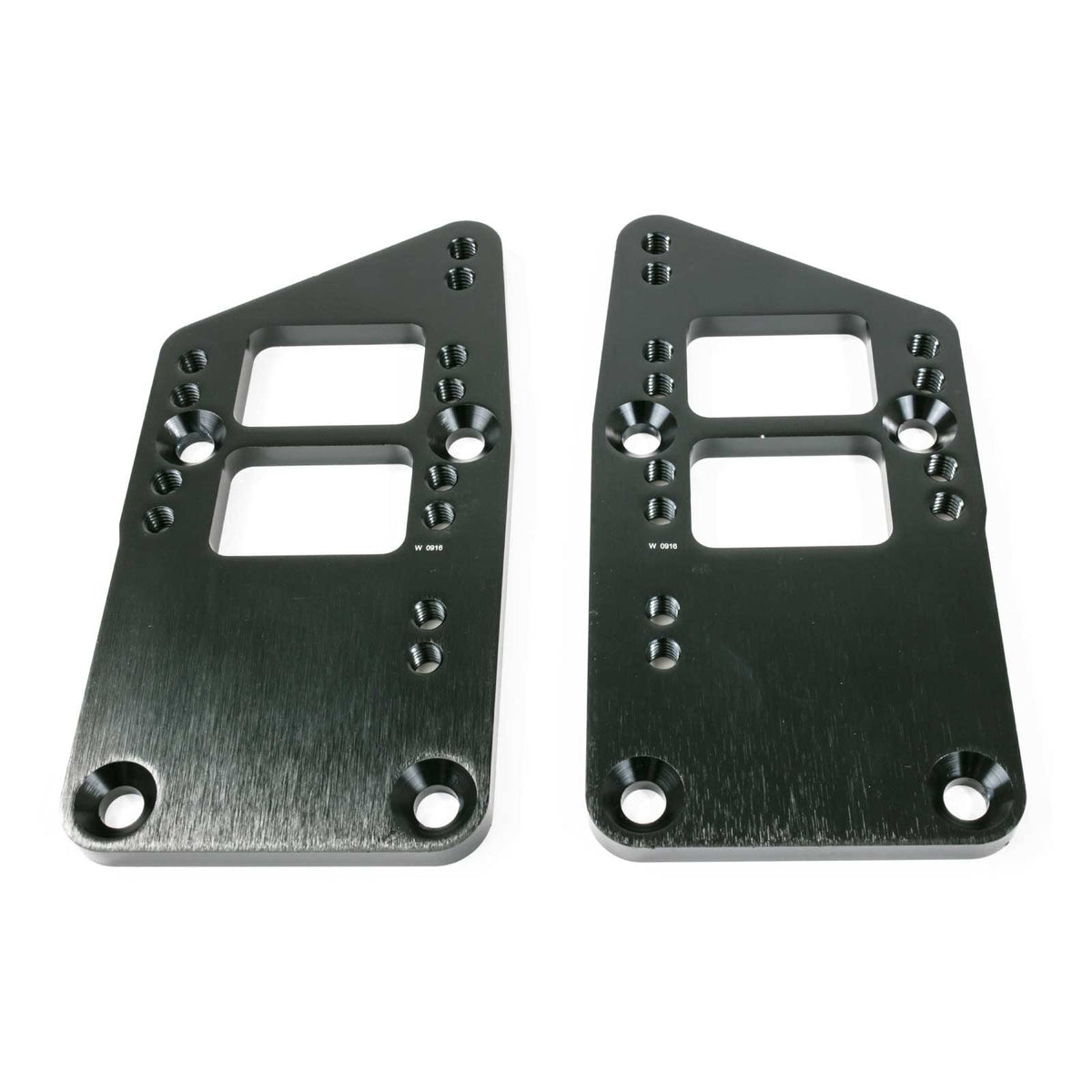 Top Street Performance 81100BK LSX to Chevy SB Motor Mount Adapter Plate, Black Billet Aluminum