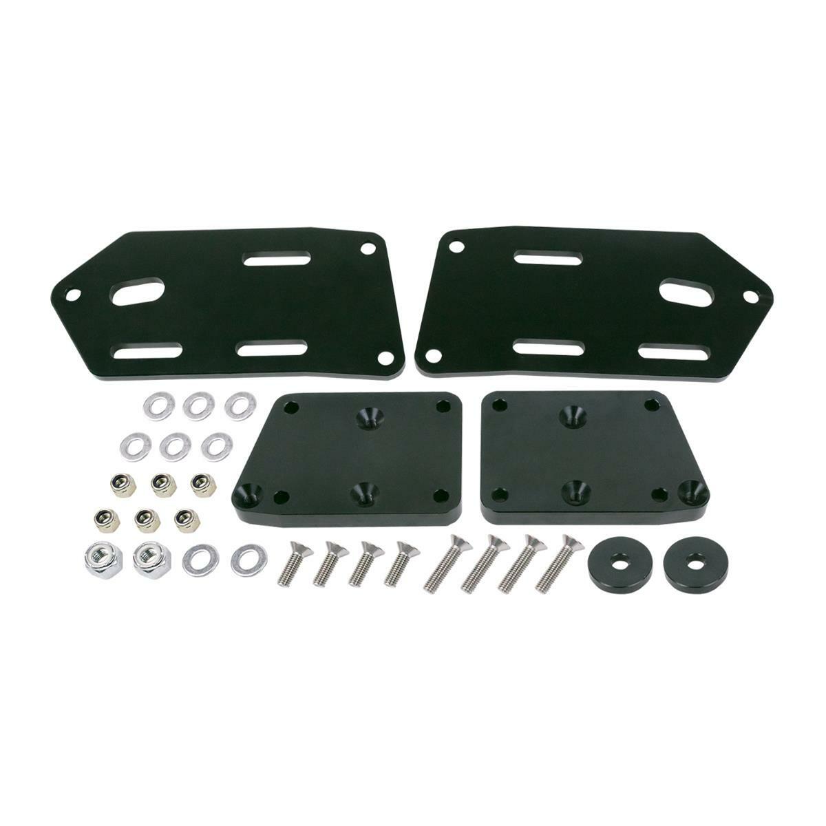 Top Street Performance 81150BK LSX to Fox Body Mustang Adapter Plates, Black
