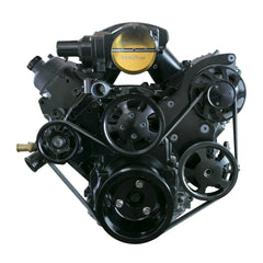 Top Street Performance 81210BK-KT Ls Serpentine Front Drive System Without Ac /Black
