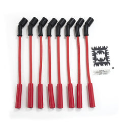Top Street Performance 81227 8.5mm LS Spark Plug Wire Set with 180? Plug Boots, 12 inch Length, Red