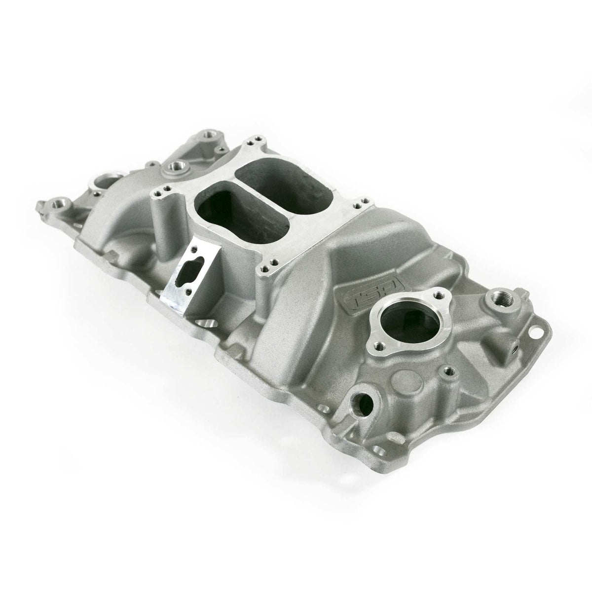 Top Street Performance 82001 Stock Dual Plane Intake Manifold, Satin (Non-Egr Engines)