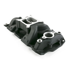 Top Street Performance 82026BK Dual Plane Air Gap Intake Manifold Black, Slotted
