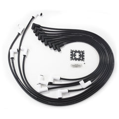 Top Street Performance 82090CE 8.5mm Chevy SB Spark Plug Wire Set with 90? Ceramic Plug Boots, Black Wire