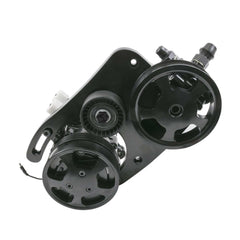 Top Street Performance 84053BK-KT Aluminum Hydraulic Power Steering Kit Black