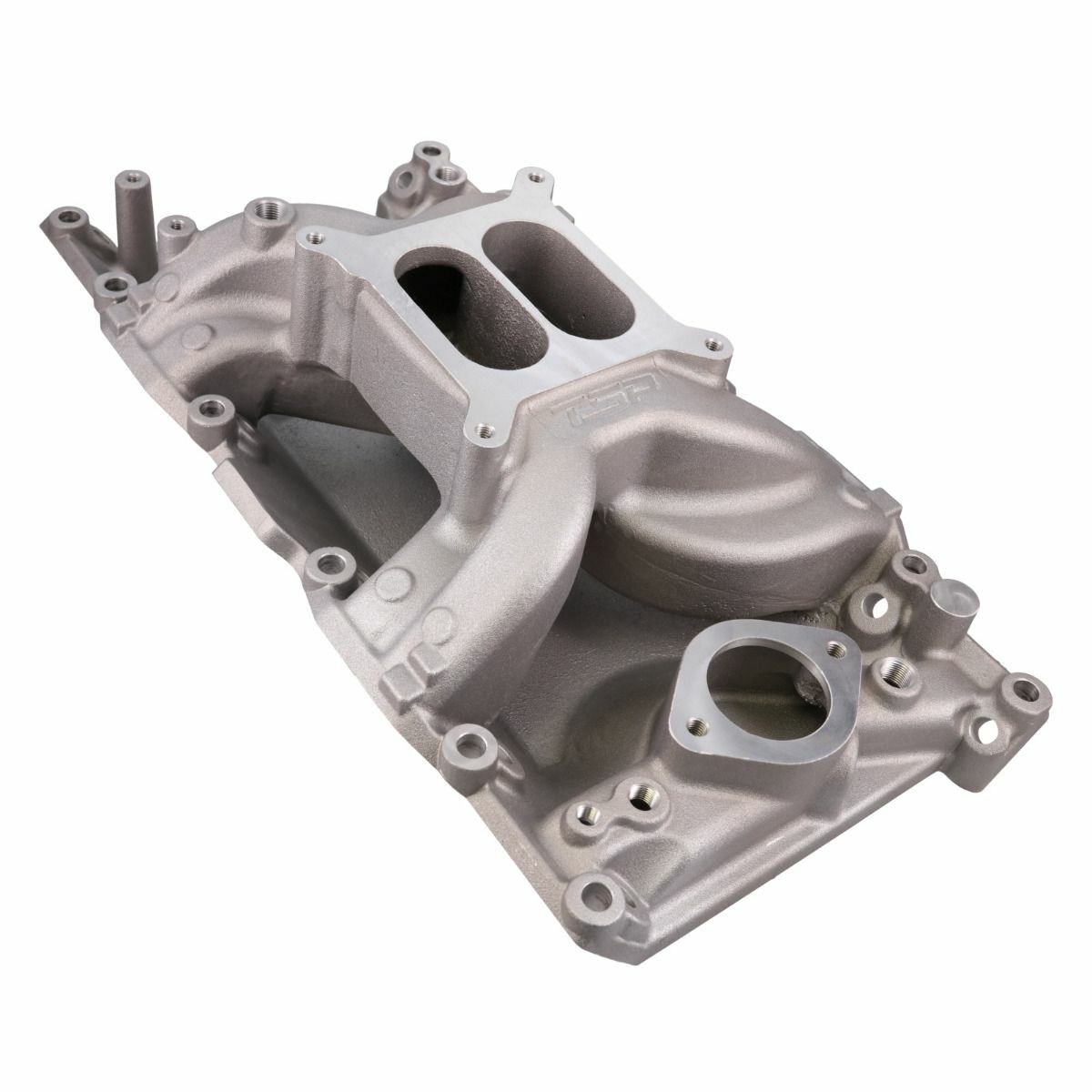 Top Street Performance 85026 Aluminum Intake Manifold - Mopar SB, V8, Dual Plane, Satin