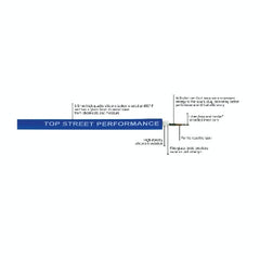Top Street Performance 85635 8.5mm Universal Spark Plug Wire Set with 135? Plug Boots, Blue