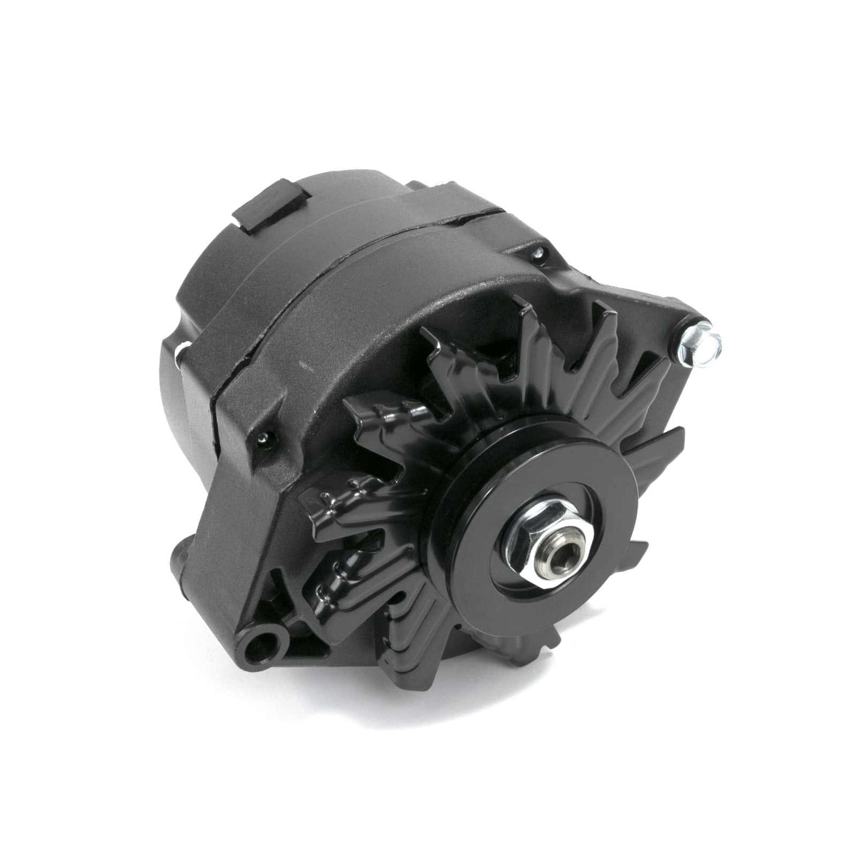Top Street Performance ES1001BK Alternator 1 or OEM Wire Setup Black