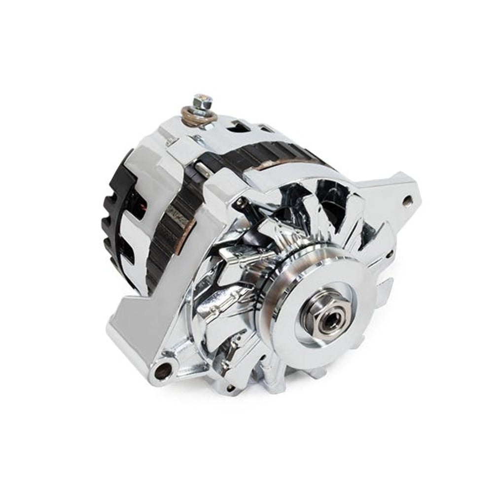 Top Street Performance ES1002C Alternator 1 or OEM Wire Setup Chrome