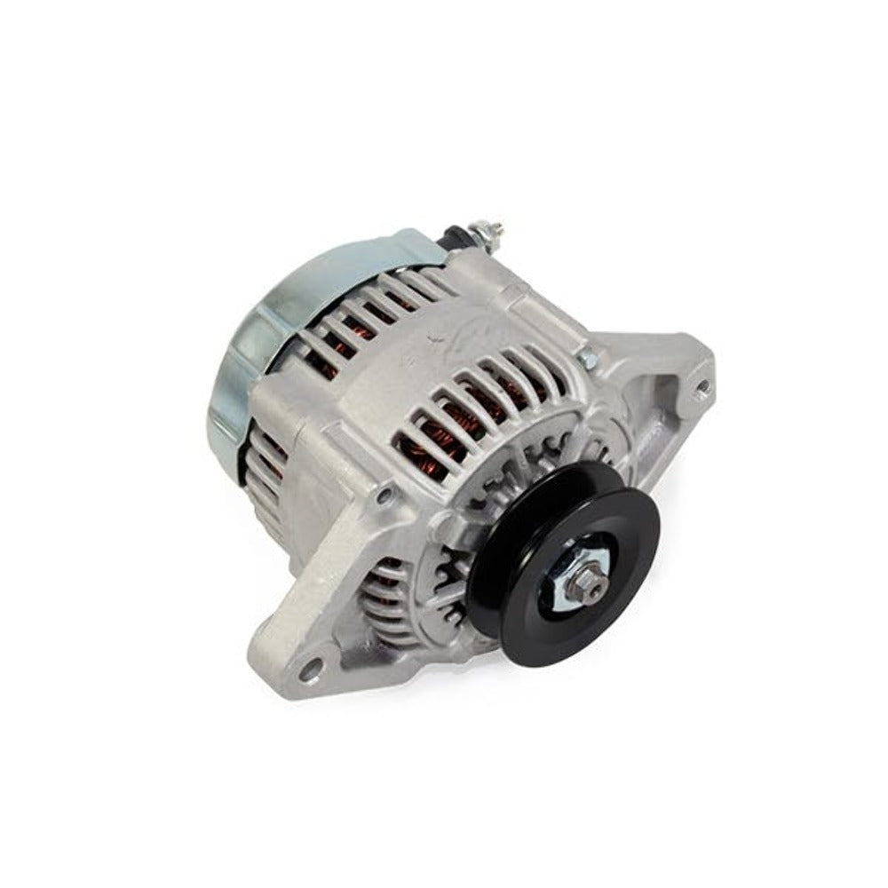 Top Street Performance ES1004 Mini Alternator 1 Wire, 90 Amp, Satin