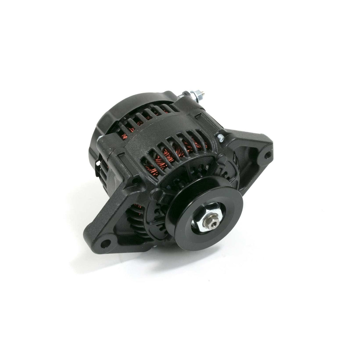 Top Street Performance ES1004BK Mini Alternator 1 Wire, 90 Amp, Black