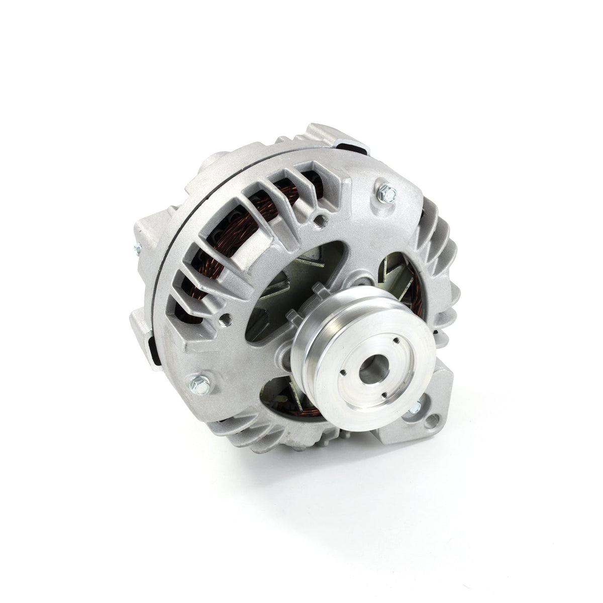 Top Street Performance ES1013 Alternator - Mopar, 100 AMP, 2 Groove V-Belt, 1 Wire Setup, Satin