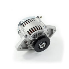 Top Street Performance ES1014 Alternator - GM Mini Denso Style, Street Rod Race, 90 AMP, 3/8 inch V-Belt, 1-Wire