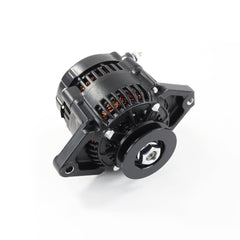 Top Street Performance ES1014BK Alternator - GM Mini Denso Style, Street Rod Race, 90 AMP, 3/8 inch V-Belt, 1-Wire