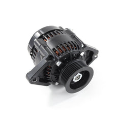 Top Street Performance ES1015BK Alternator - GM Mini Denso Style, Street Rod Race, 90 AMP, Serpentine Belt