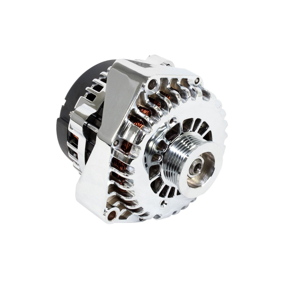 Top Street Performance ES1024C Alternator 4 Pin Connector, Chrome