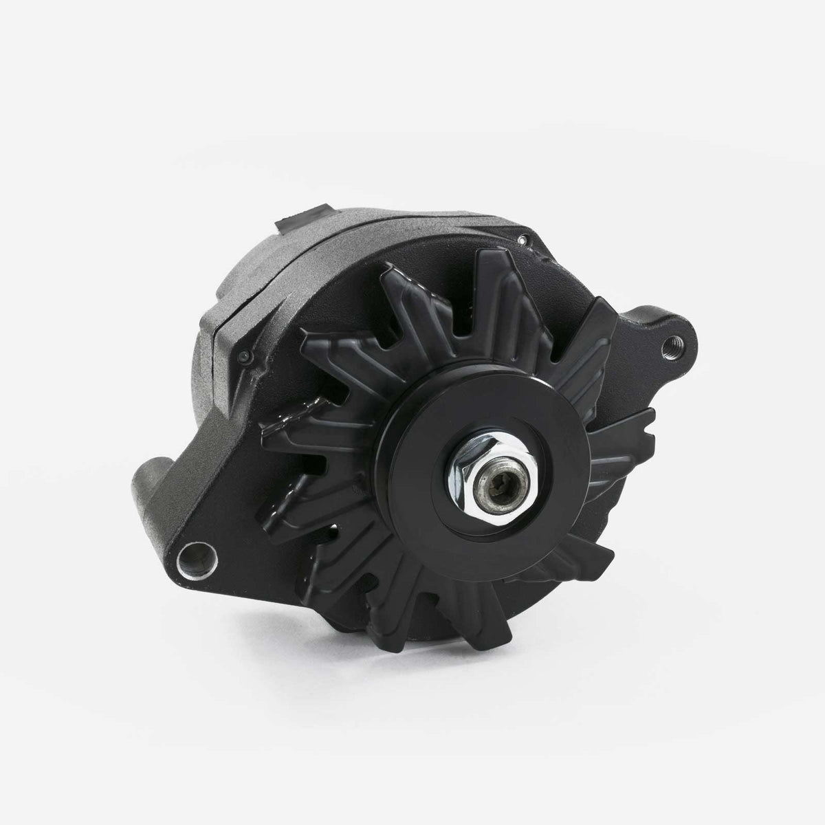 Top Street Performance ES1031BK Alternator 1 or 3 Wire Setup Black