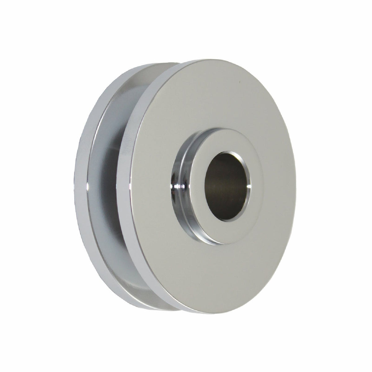 Top Street Performance ES1094C Single Groove Steel Alternator Pulley, Chrome