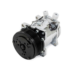 Top Street Performance HC5002C A/C Compressor, Serpentine, Sanden 508 Style, Chrome