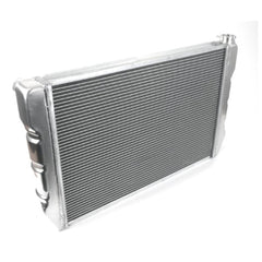 Top Street Performance HC6016 Aluminum Radiator, Ford, 31 inch x 19 inch x 2-1/4 inch, 1-1/2 inch Top Inlet, 1-3/4 inch Bottom Outlet