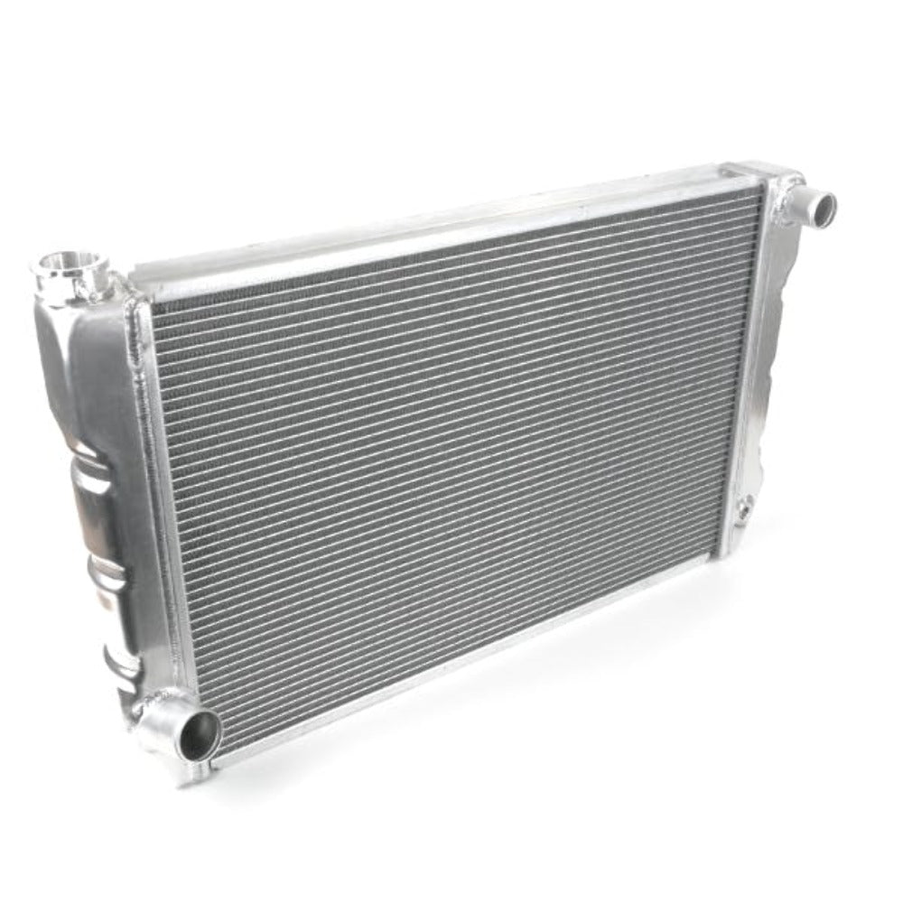 Top Street Performance HC6016 Aluminum Radiator, Ford, 31 inch x 19 inch x 2-1/4 inch, 1-1/2 inch Top Inlet, 1-3/4 inch Bottom Outlet