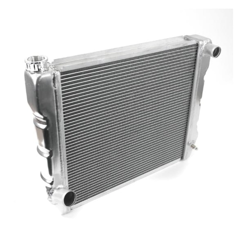 Top Street Performance HC6019 Aluminum Radiator, Ford, 24 inch x 19 inch x 2-1/4 inch, 1-1/2 inch Top Inlet, 1-3/4 inch Bottom Outlet