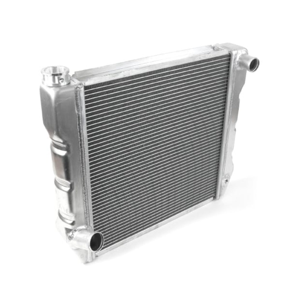Top Street Performance HC6020 Aluminum Radiator, Ford, 22 inch x 19 inch x 2-1/4 inch, 1-1/2 inch Top Inlet, 1-3/4 inch Bottom Outlet