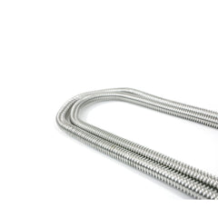 Top Street Performance HC6310C 44 inch Stainless Steel Heater Hose Kit, Chrome