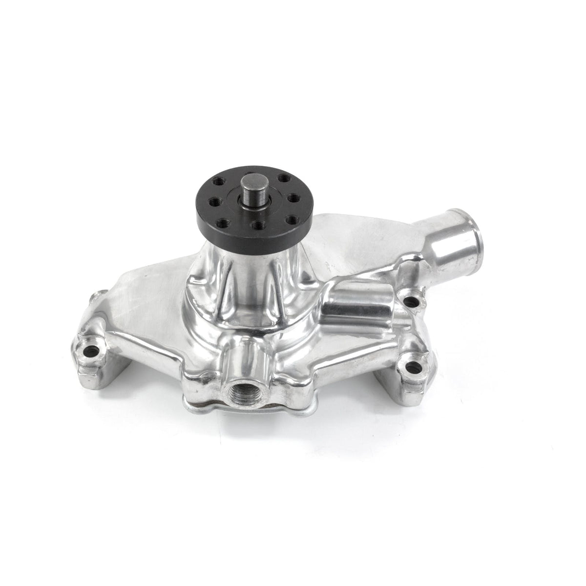 Top Street Performance HC8008P Aluminum Mechanical Water Pump - 1971-82 Corv and SBC Circle Track, Short, Polish
