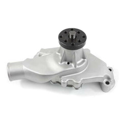 Top Street Performance HC8011BK Aluminum Mechanical Water Pump - Chevy SB, Short Style, Black