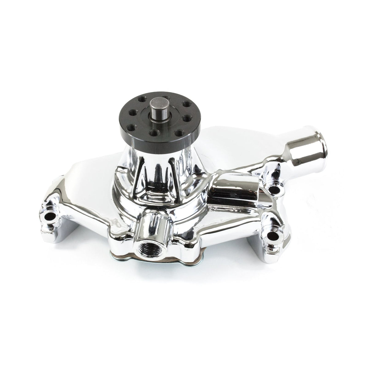 Top Street Performance HC8011C Aluminum Mechanical Water Pump Short, Chrome