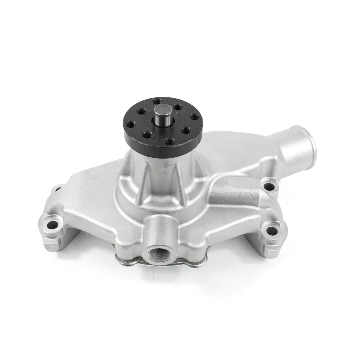 Top Street Performance HC8013 Aluminum Mechanical Water Pump Short, Reverse Rotation, Satin