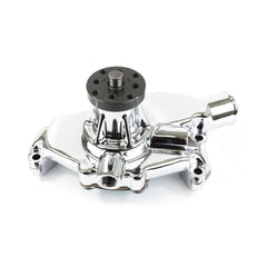 Top Street Performance HC8013C Aluminum Mechanical Water Pump Short, Reverse Rotation, Chrome