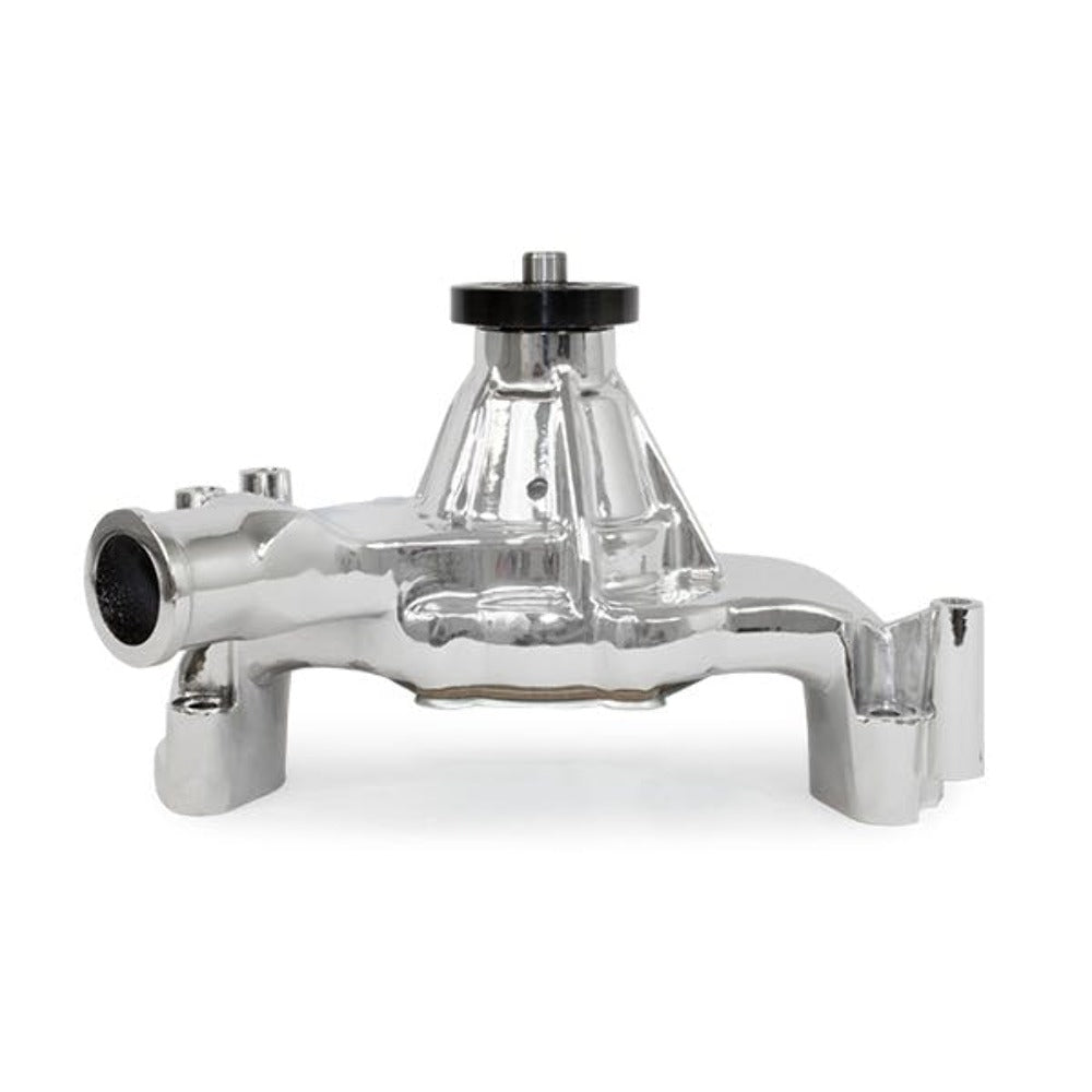 Top Street Performance HC8022C Aluminum Mechanical Water Pump Long, Chrome