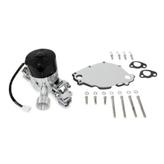 Top Street Performance HC8030C Aluminum Electric Water Pump  Include Backplate, Chrome