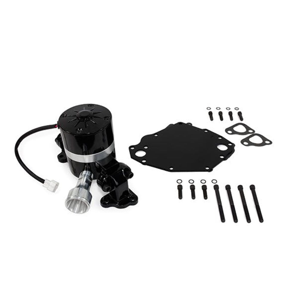 Top Street Performance HC8031BK Aluminum Electric Water Pump  Include Backplate, Black
