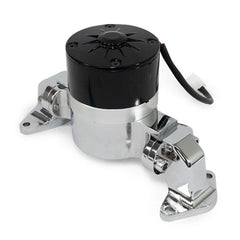 Top Street Performance HC8040C Aluminum Electric Water Pump Include Backplate, Chrome