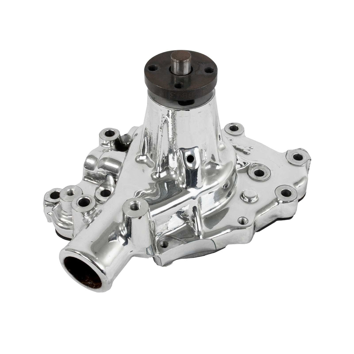 Top Street Performance HC8050C Aluminum Mechanical Water Pump Driver Side, Chrome
