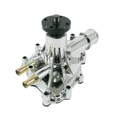 Top Street Performance HC8054C Aluminum Mechanical Water Pump Reverse Rotation, Chrome