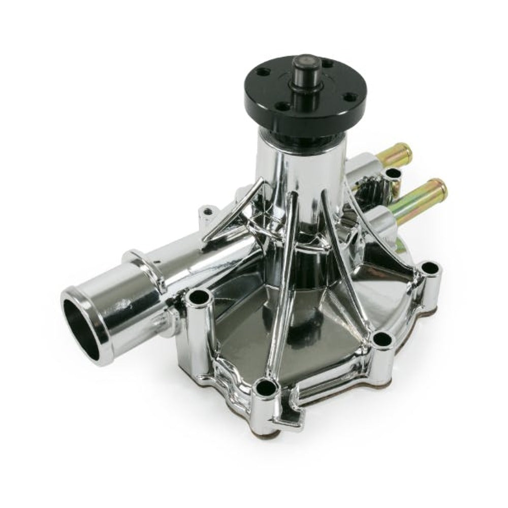 Top Street Performance HC8054C Aluminum Mechanical Water Pump Reverse Rotation, Chrome