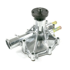 Top Street Performance HC8054P Aluminum Mechanical Water Pump Reverse Rotation, Polished