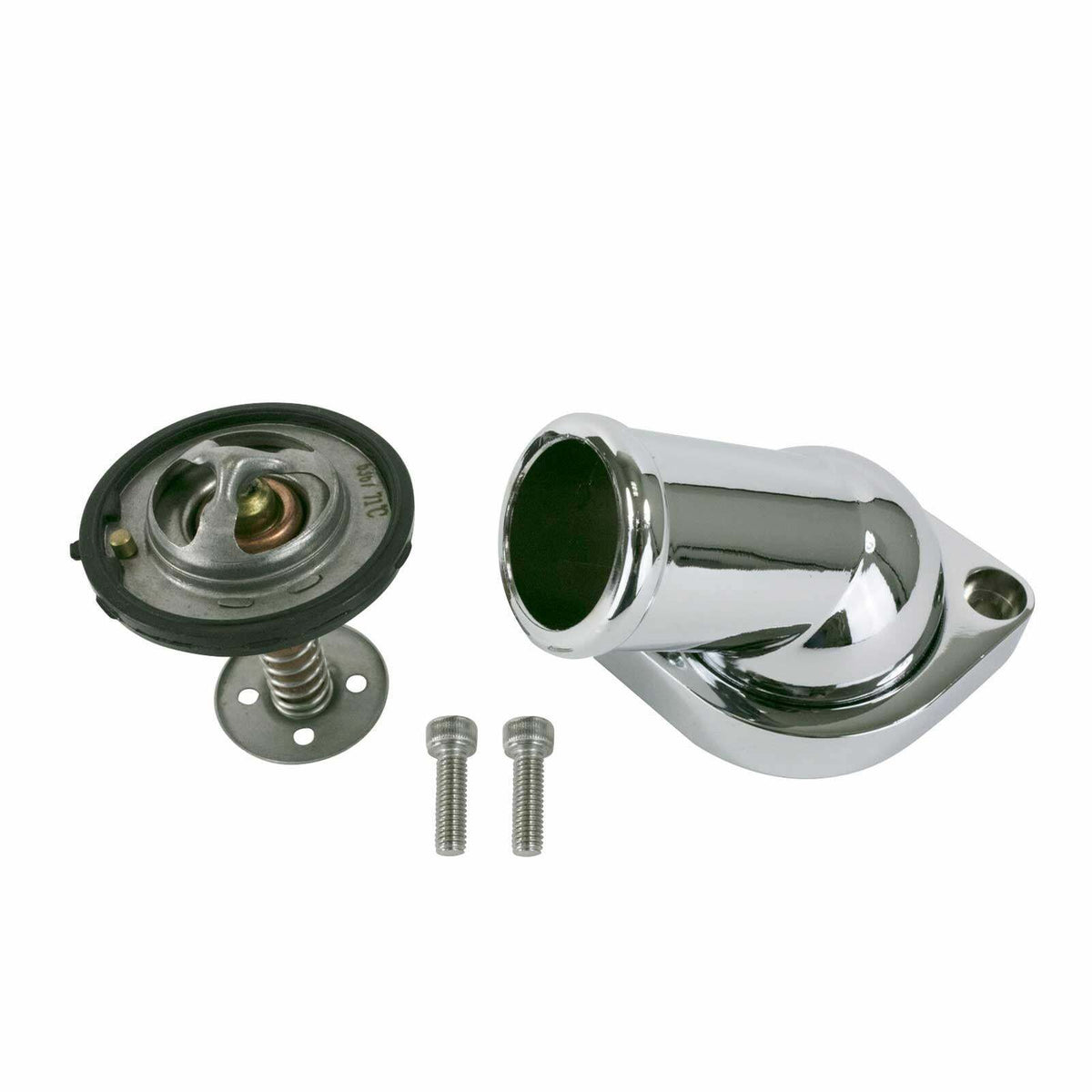 Top Street Performance HC8937-KT Lsx 45 Degree Swivel Water Neck W/ Thermostat