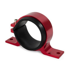 Top Street Performance JM1019R EFI Inline Bosch 044 Style Fuel Pump Aluminum Mounting Bracket, Red