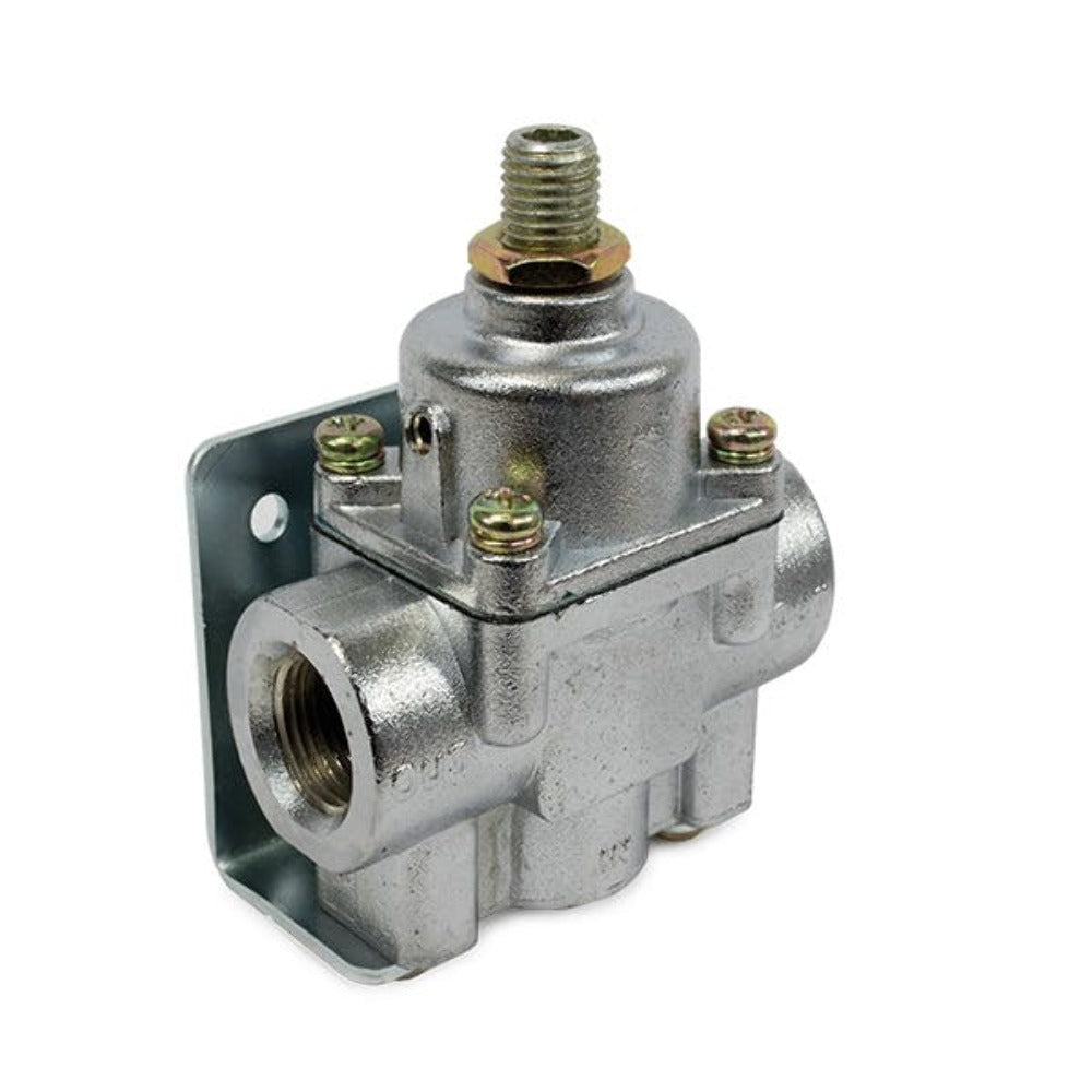 Top Street Performance JM1056C Aluminum Fuel Pressure Regulator, 4.5-9 PSI, 3/8 inch NPT, Chrome