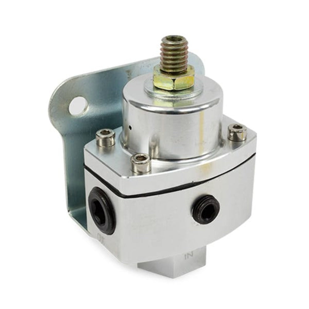Top Street Performance JM1057C Billet Aluminum Fuel Pressure Regulator, 5-12 Psi, 3/8 inch Npt, Chrome