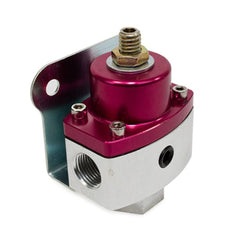 Top Street Performance JM1057R Billet Aluminum Fuel Pressure Regulator, 5-12 PSI, 3/8 inch NPT, Red